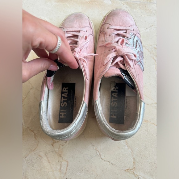 Pink Golden Goose Sneaker Hi Star Platform - Picture 11 of 11